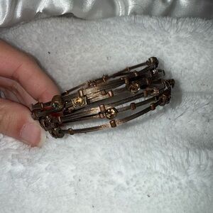 Costume jewelry fits small wrist